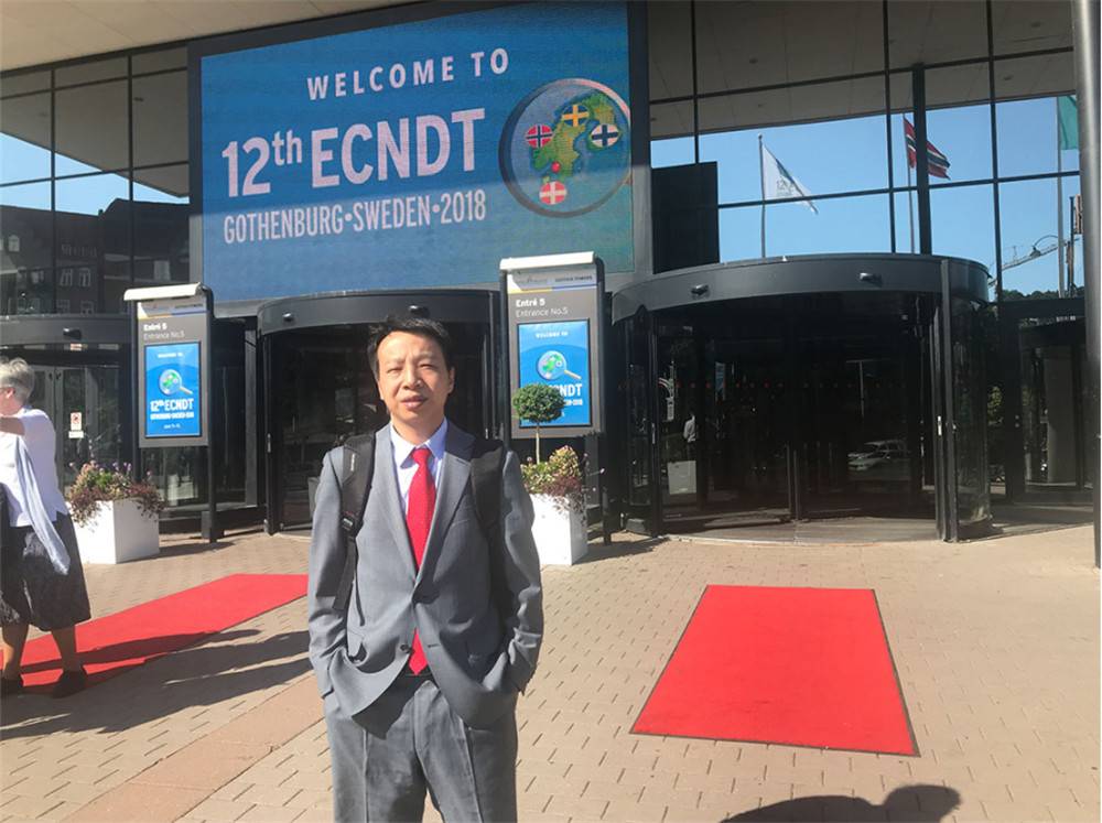 Tmteck attend the 12th ECNDT Exhibition in Gothenburg of Sweden